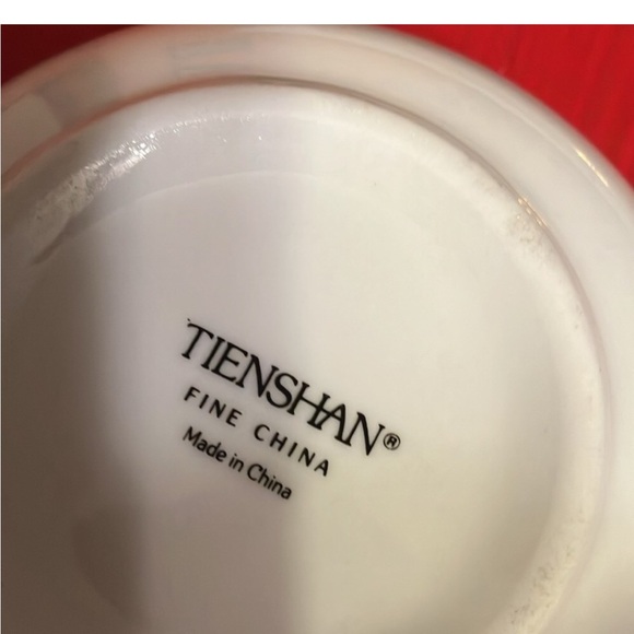 12/4  Tienshan china chip and dip set christmas - Picture 6 of 6